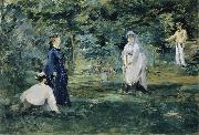 Edouard Manet A Game of Croquet oil painting picture wholesale